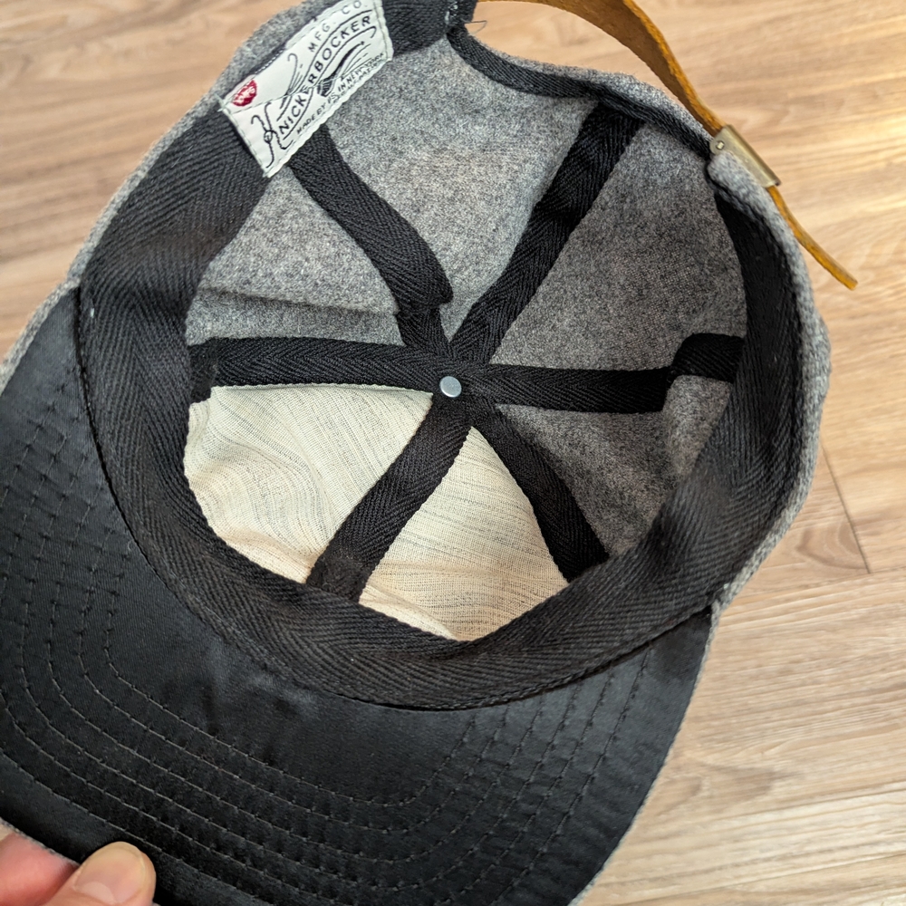 Knickerbocker Gray Wool Brooklyn Strapback Hat - image 3